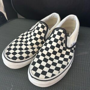 Women’s Checkerboard Slip on Vans
